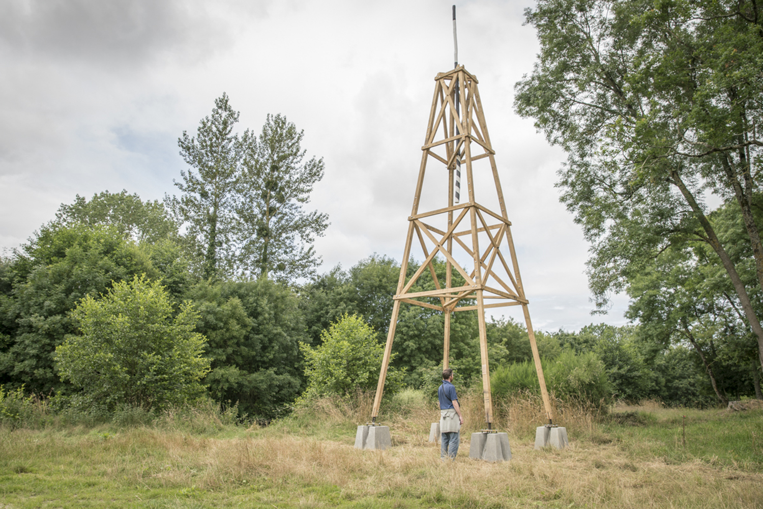 Prototype signalétique, traversée du sud de la Vallée de la Vilaine © Nicolas Joubard